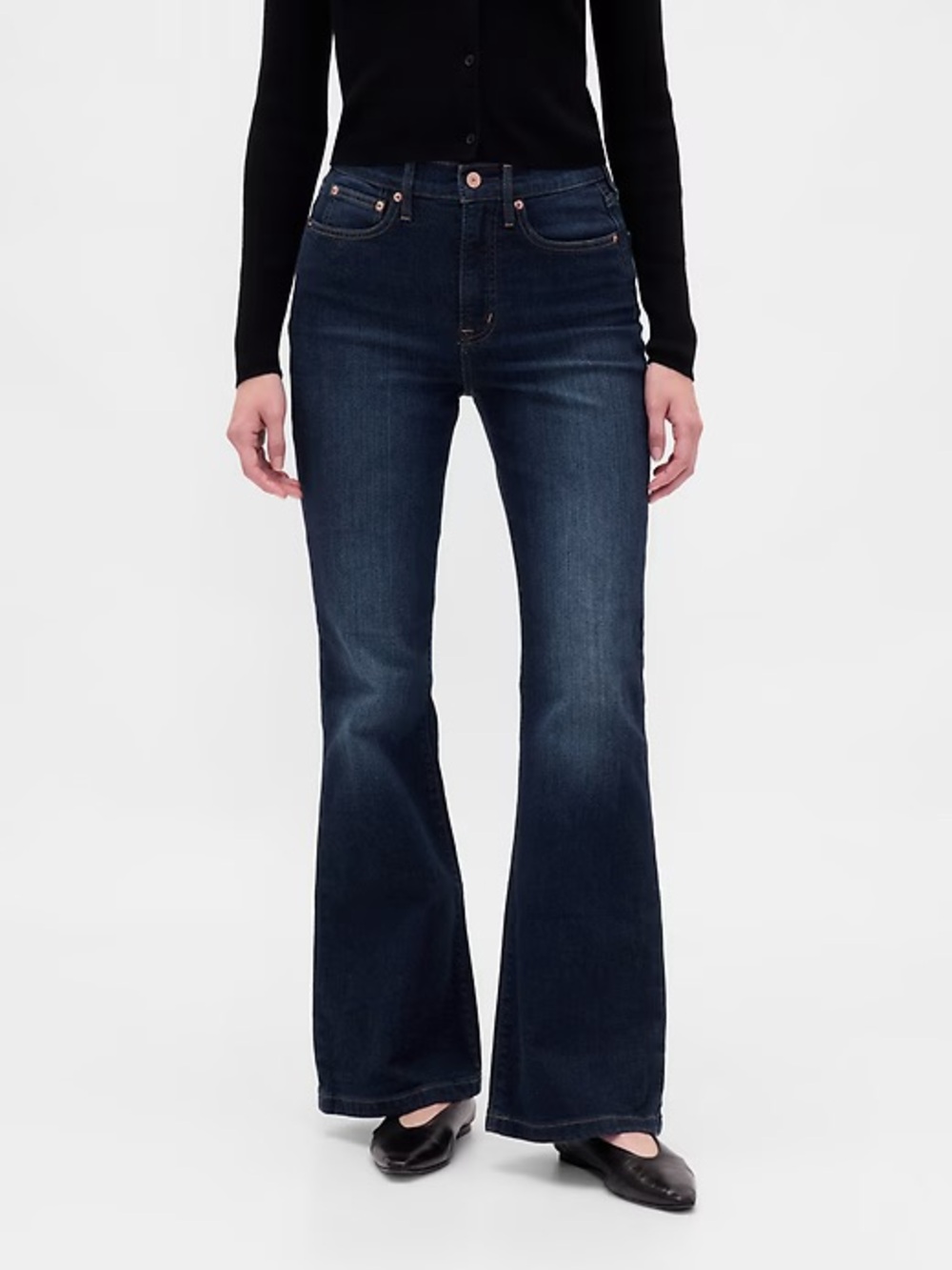 GAP 70’s Flare High Rise Jeans